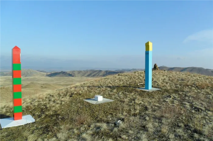 Российско-казахстанская граница.