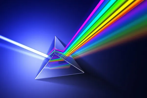 Главный пик дифрагированного цветового спектра