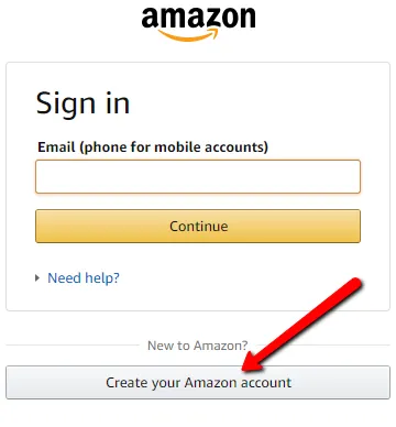 Amazon без регистрации