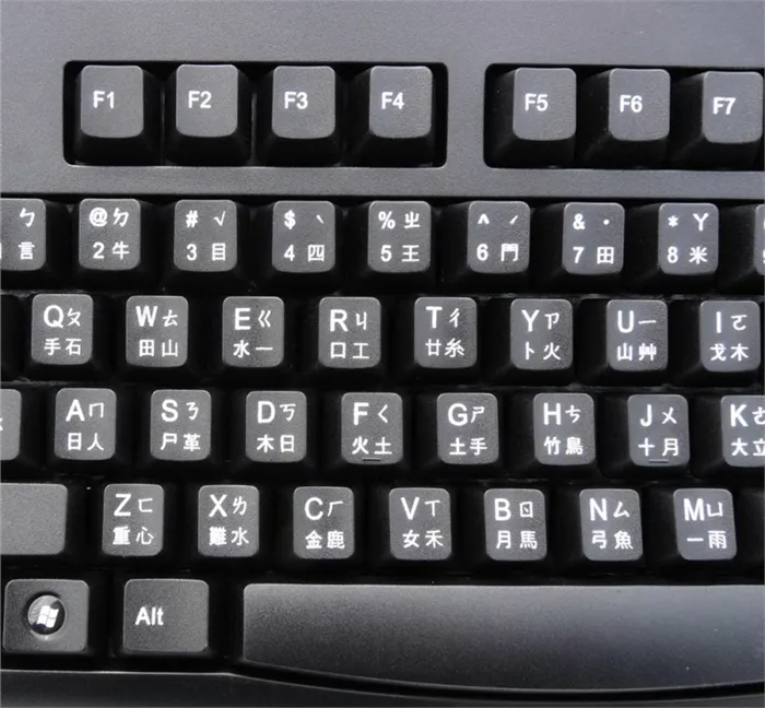 Китайская клавиатура для ввода графики