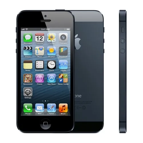 Вид iPhone 5 спереди, сзади и сбоку