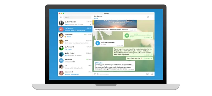 Как создать беседу Telegram на компьютере под управлением Windows