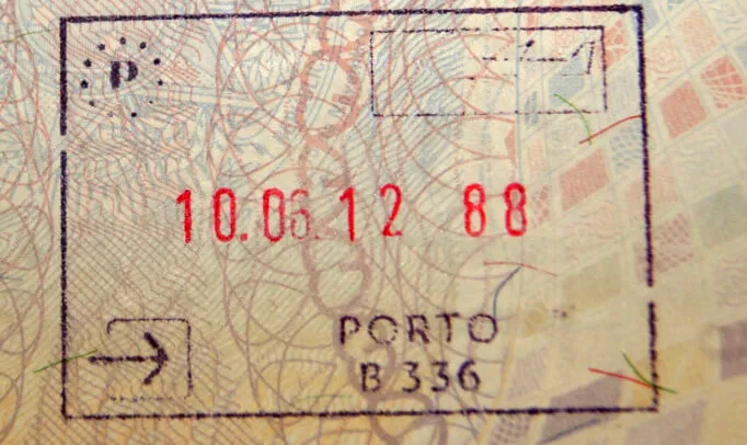 Португальская пограничная печать