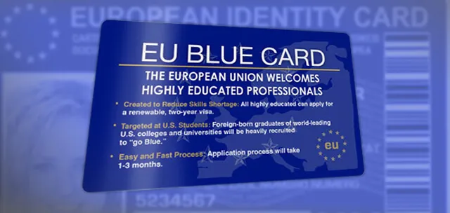 Европейская синяя карта.