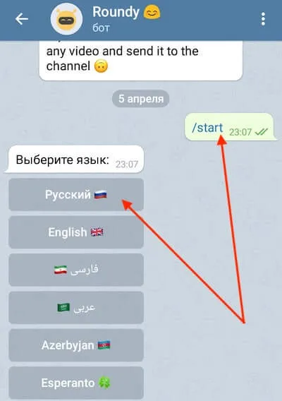 Боты, создающие круглые видеоролики в Telegram