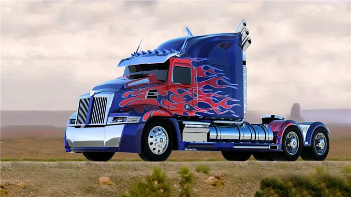 Оптимус Прайм в альтернативном формате - мощный грузовик