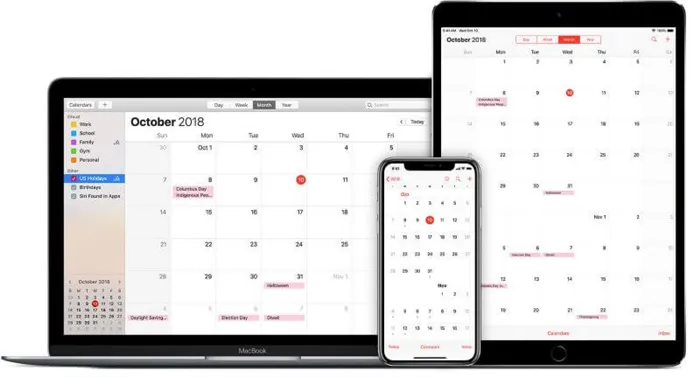 Лучшее приложение для семейного календаря - Apple Calendar