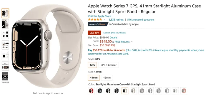 Купить Apple Watch SE в США