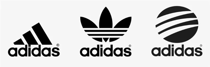 Три логотипа adidas