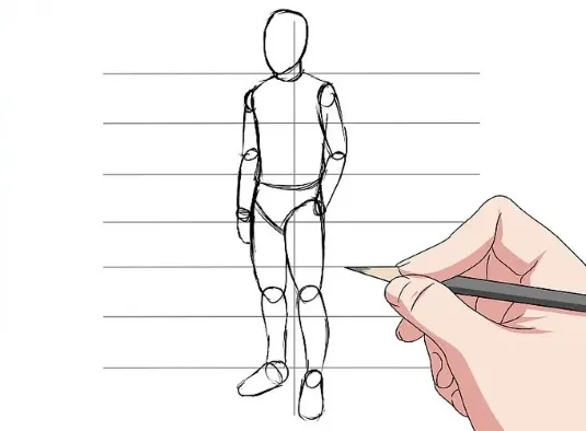 Планирование анатомии человека для начинающих Шаг за шагом - Шаг: поза, голова, анимация, тело