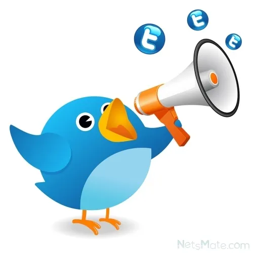Символ Твиттера - щебечущая голубая птичка