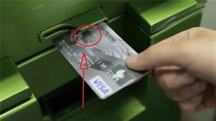 Как правильно вставлять карту в банкомат Сбербанка
