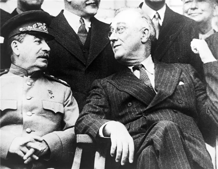 Сталин и Рузвельт.