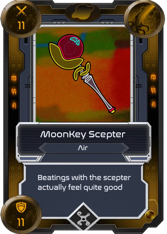 Moonkey Scepter NFT для блокчейн-игры Alien Worlds