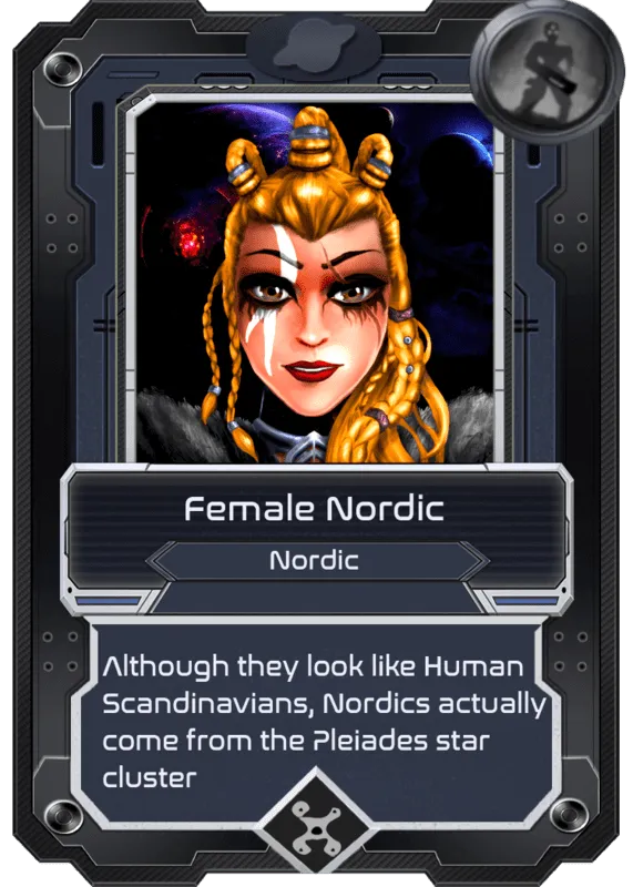 Аватар Female Nordic из блокчейн-игры Alien Worlds