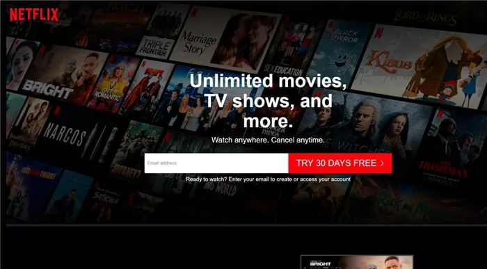 Netflix — смотрите фильмы и сериалы в онлайн кинотеатре