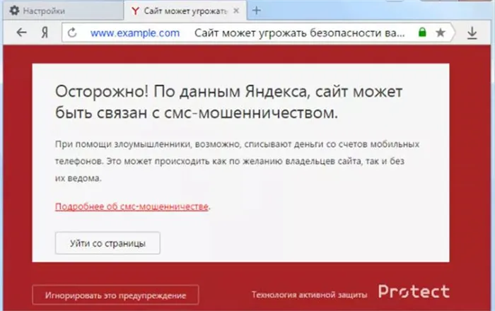 Как отключить Protect в Яндекс браузере фото 2