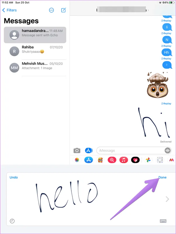 Imessage подсказки хитрости, такие как спецэффекты pew pew 11