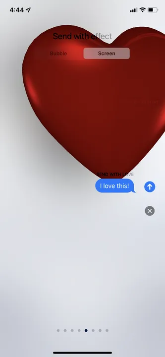 Как использовать специальные текстовые эффекты iPhone с IMessage