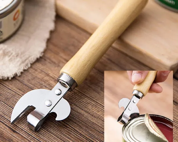 Как открыть консерву открывалкой с крутилкой, ножом