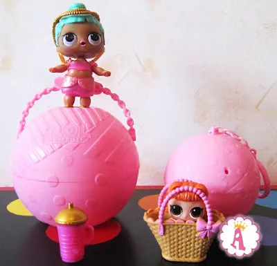Обзор игрушек ЛОЛ Сюрприз куклы шары (младшая сестричка и старшая девушка)