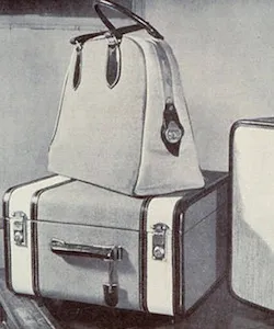 Модели сумок и чемоданов Gucci в 1930-е годы