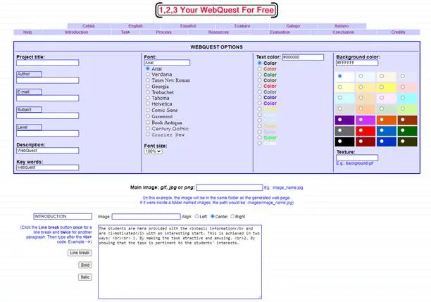 WebQuest: шаблоны и онлайн-конструкторы квестов