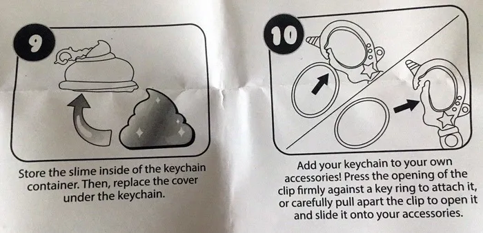 Инструкция для слайма Poopsie.