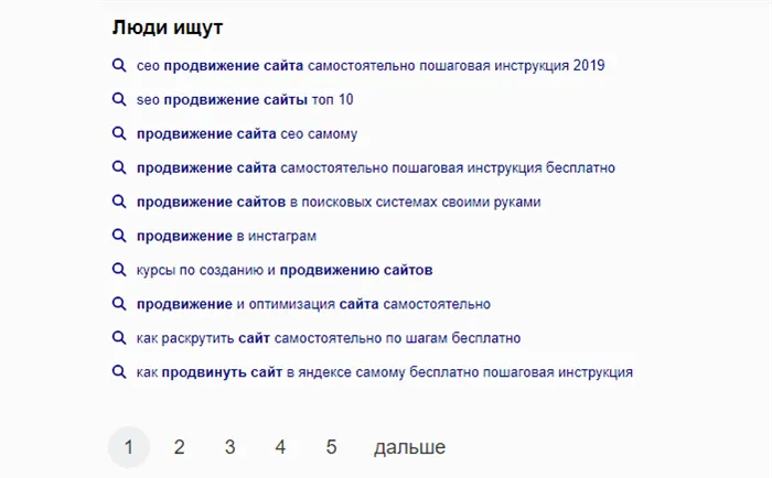Похожие запросы в Яндексе