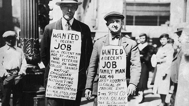 Великая депрессия 1929 года на Уолл Стрит