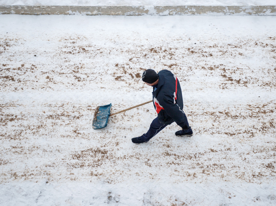 Зима в Псковской области в этом году выдалась очень снежной